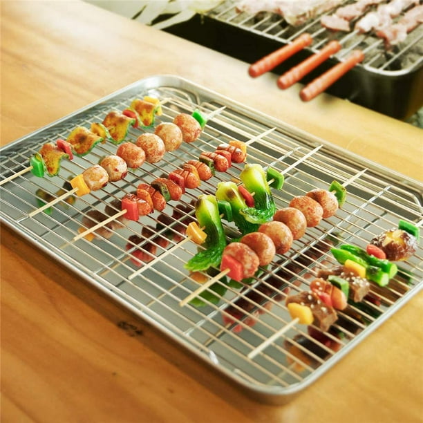 Plaques de Cuisson et Grilles de Cuisson en Acier Inoxydable