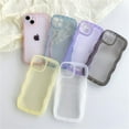 thumbnail image 5 of for iPhone 11 6.1 inch Cute Soft Silicone Case, Kawaii Curly Wave Frame Shape Shockproof Protective Phone case Cover for Women Girls, 5 of 8