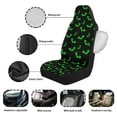 thumbnail image 6 of Binienty Halloween Front Car Seat Covers Waterproof Breathable Bat Print Vehicle Seat Covers Auto Cushions Airbag Compatible for Cars SUV Truck Van, 6 of 8
