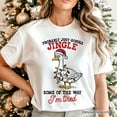 thumbnail image 5 of I&rsquo;m Tired Sarcastic Christmas Goose T-Shirt, Funny Holiday Humor Tee, 5 of 5
