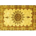 thumbnail image 1 of Ahgly Company Indoor Rectangle Medallion Yellow Traditional Area Rugs, 7' x 10', 1 of 4