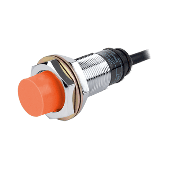PR18-8AC  Autonics Sensor, Inductive Prox, 8mm Sensing, M18 Round, Non-Shielded, NC, 100-240 VAC