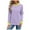 Pink, variant on TTUHYWXI Womens Sweaters Long Sleeve Crew Neck Striped Color Block Sweaters Fall Fashion Knit Pullover Tops (Dark Green, XXL)