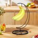 thumbnail image 2 of Banana Hanger Stand Countertop Banana Hook Table Metal Ornament Hanger Banana Storage Stand Fruit Display Hanger Home Decor, 2 of 4