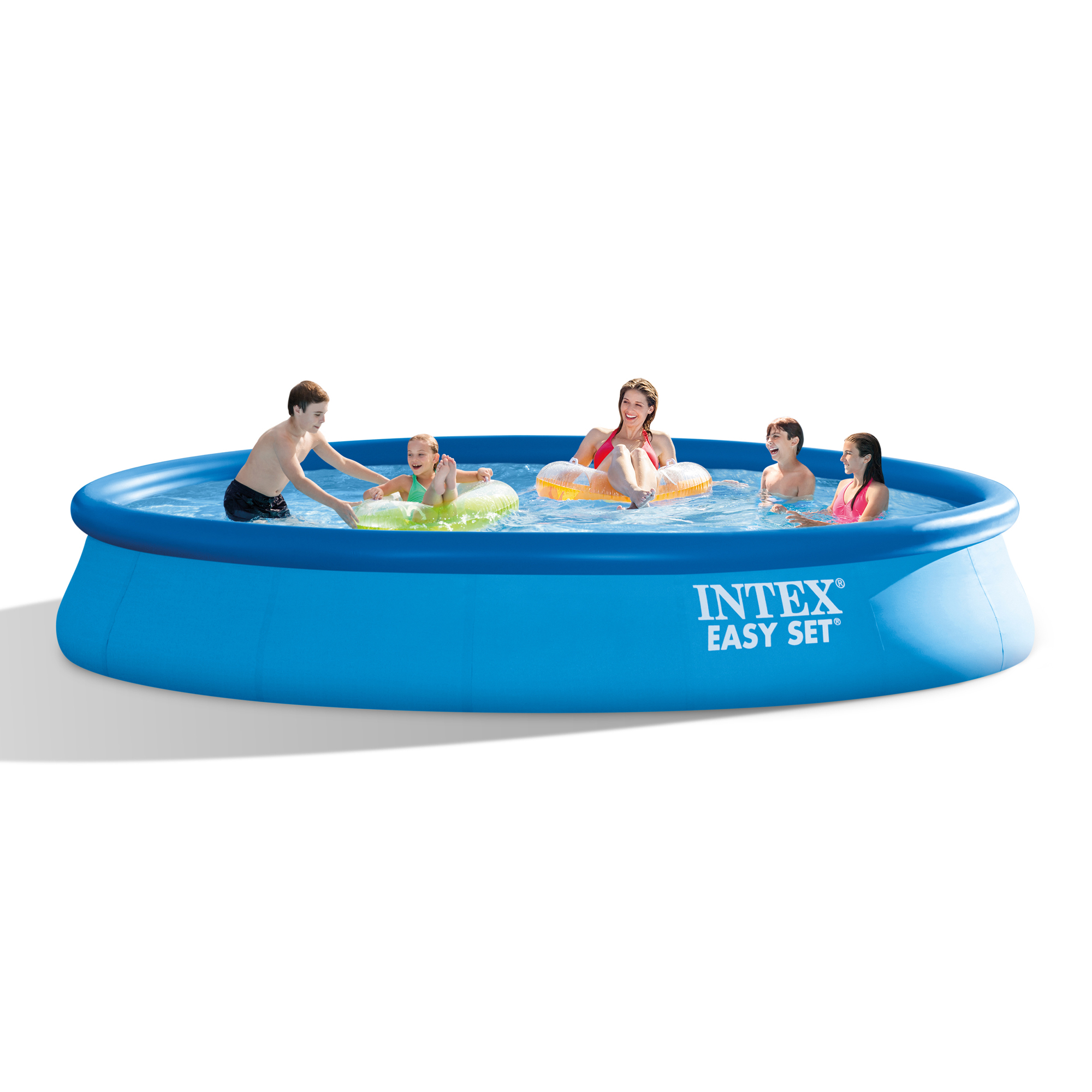 Intex Easy Set 15ft x 33in Inflatable Kid Family Swimming Pool with Filter Pump - image 2 of 12