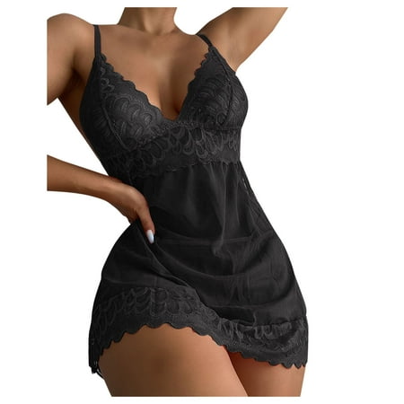 (2-Pack) Puawkoer New Sexy Fashion Lacelace Floral Lace Underwire Lingerie Set Lingerie Underwear Sleepwear Steel Lace Push Up Bra Set Ring Pajamas Garter Man Lace Pant
