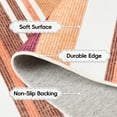 thumbnail image 5 of Jamfeel Area Rugs for Living Room Classic Abstract Striped Low Pile Floor Carpet Non Slip Washable Rugs Home Decor 5'x8' Red, 5 of 7