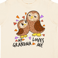 thumbnail image 4 of Inktastic My Grandma Loves Me- Cute Owl Family Boys or Girls Toddler T-Shirt, 4 of 5