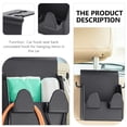 thumbnail image 3 of OULII 1Pcs Car Rear Seat Hook Black ABS for Back Seat Storage and Daily Use, 3 of 8