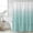 Green, variant on Modern Teal Green Shower Curtain Set, Waterproof Shower Curtains for Bathroom, Abstract Ombre Geometric Morocco Washable Fabric Cloth Bath Curtain for Bathtub Decoration with Hooks 72x78 Inches