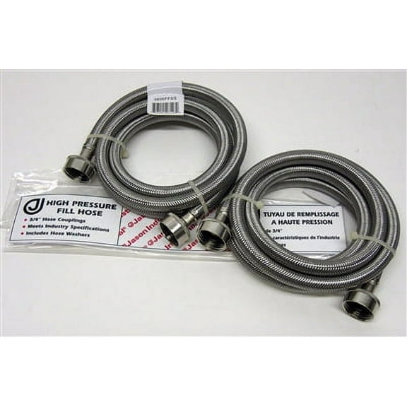 3806FFSS-2 Washer Washing Machine 6' Set Stainless Steel Inlet Fill Hoses