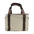 thumbnail image 4 of Unique Bargains 1 Pc Portable Square Thermal Bag for Work 9.84"x6.3"x7.09" Coffee Color, 4 of 5