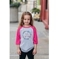 thumbnail image 4 of 7 ate 9 Apparel Kids Hello Spring Pink Raglan, 4 of 6