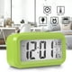 thumbnail image 4 of Table despertador reloj digital Dormitorio Sensor de temperatura Termómetro Termómetro de retroiluminación Calendario Portátil Snooze Relojes Green Speravity EL006195-03B, 4 of 7