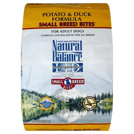 Natures Balance Small Bites Natural Balance Small Breed Bites L.I.D. Limited Ingredient Diets Potato & Duck Formula Dry Dog Food, 12-Pound ()