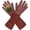 Brown, variant on Guerkuk Long Gardening Gloves for Women Men, Thorn Proof Rose Pruning Heavy Duty Gauntlet-XL