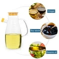 thumbnail image 3 of HLONKGlass Oiler Storage Container Jar with Lid Bottle Dispenser Spout Jars for Kitchen, 3 of 6