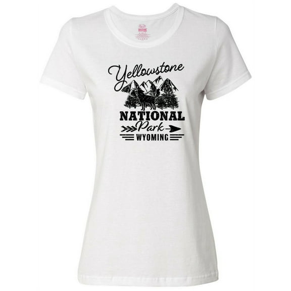 Inktastic Wyoming Yellowstone National Park Women's T-Shirt