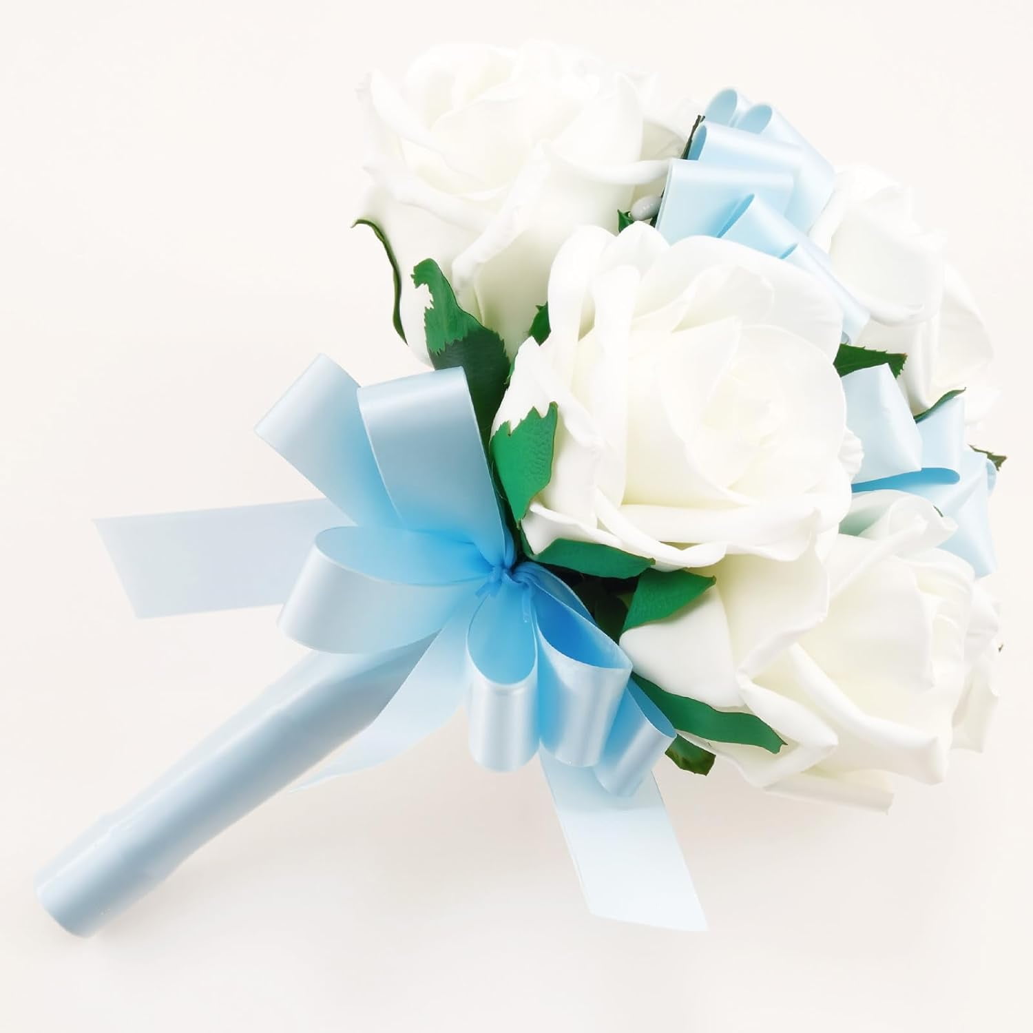 Baby Blue Satin Ribbon – 1 1/2'' x 100 Yards Polyester Light Blue Ribbon for Gift Wrapping, Baby Shower, Wedding, Party Decoration, DIY Crafts, Floral Bouquets and Wreath Bows
