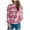 Pink, variant on UAMVSH Women's Oversized Gradient Sweaters Long Sleeve Crew Neck Drop Shoulder Pullover Trendy Casual Loose Fit Knitted Sweaters(Small,Purple)
