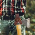 thumbnail image 2 of Ax Head Cover - Small Hatchet Head Cover and Protector, Thicken Ax Head Cover and Protector, Metal Buckle, Waist Hanging, Universal, Outdoor and Garde, 2 of 5