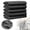 Black, variant on Clearance Under $5 | Microfiber Cleaning Cloths 5-Pack - Lint-Free & Scratch-Free Towels for Glass, Screens, Car, Kitchen - Black