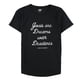 thumbnail image 1 of Skechers Womens Goals And Dreams Graphic T-Shirt black S, 1 of 2
