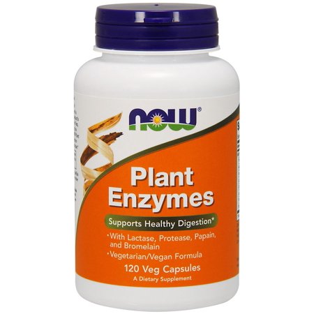 Foods Natural Enzymes - Plant Enzymes Now Foods 120 VCaps