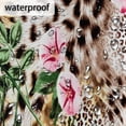 thumbnail image 5 of Leopard Flower Shower Curtain Fabric Shower Curtain Set with 12 Hooks Waterproof 72 * 72 Inches for Bathroom Beach Caravan Hotel, 5 of 5