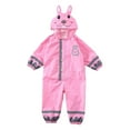 thumbnail image 1 of Chubasquero Yotijar combinado con capucha para niños y Niñas rosa S, 1 of 10