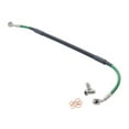 thumbnail image 2 of Tusk Rear Motorcycle Steel Braided Brake Line Standard Length Green for Kawasaki Kx250 1995-2002, 2 of 4