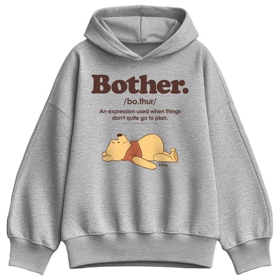 Winnie the Pooh - Bother Definition - Women's Oversized Fleece Hoodie Sweatshirt