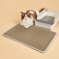 thumbnail image 2 of 17.7*23.6 Inch Double Layer Cat Litter Mat Pet Litter Box Sand Filter Pad Wear-Resistant Scratch Resistant Cat Sand Control Mat, Pad Sand Pot Filter Sand Cushion Grabbing Board, 2 of 7
