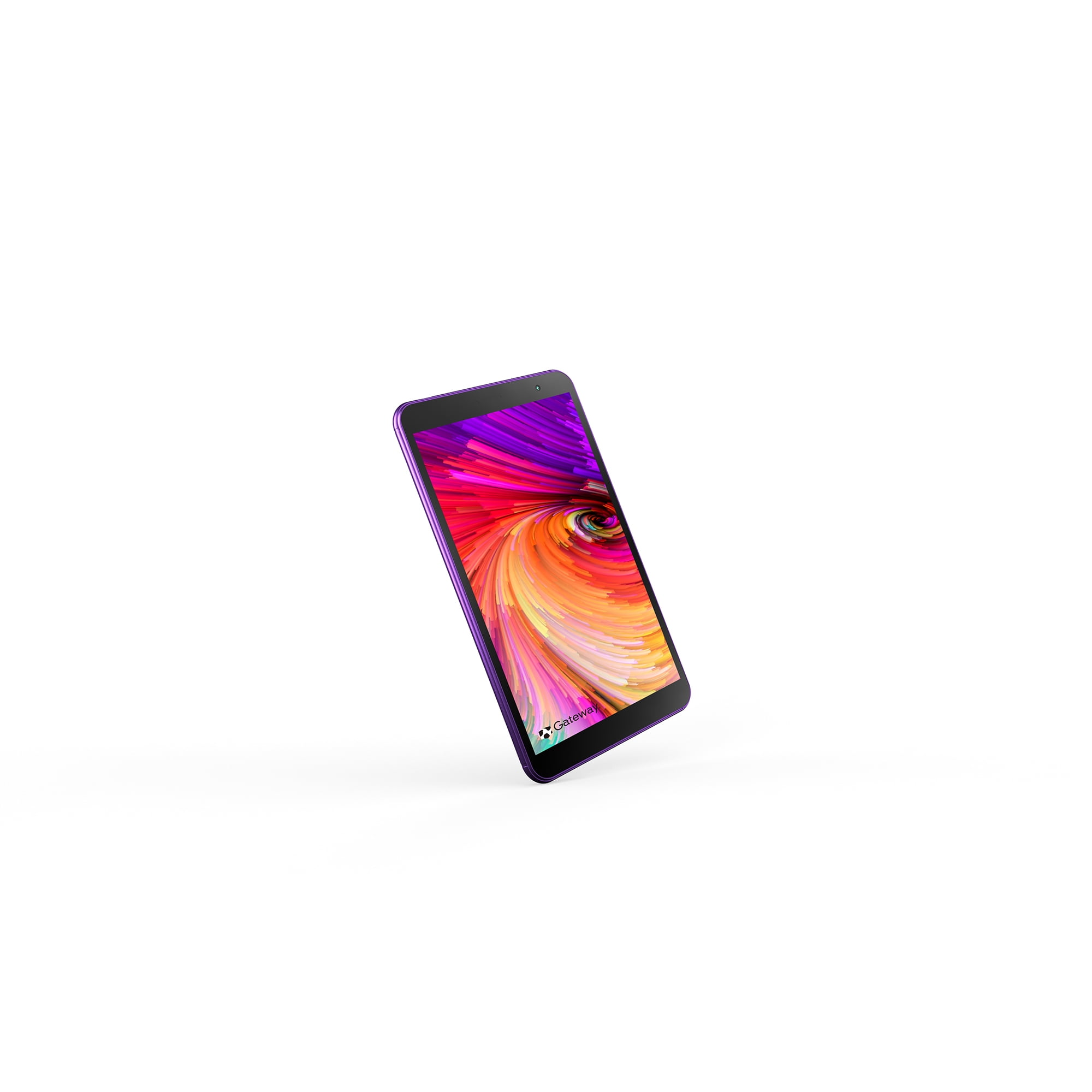 Gateway 8” Tablet, Quad Core, 32GB Storage, 2GB Memory, 0.3MP Front Camera, 2MP Rear Camera, USB-C, Sound ID, Android 10 Go Edition, Purple