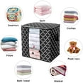 thumbnail image 6 of Lapalife Clothes Storage Bags, Closet Storage Organizers Foldable Storage Bags for Clothes with Reinforced Handle, Clear Window, Sturdy Zippers, 6 of 7