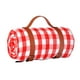 thumbnail image 1 of Advancent Estera de tienda de campaña con correas de cuero a prueba de humedad para esteras de Picnic gruesas para todo clima Acrílico carpas Rejillas rojas y blancas 150*200cm, 1 of 6