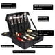 thumbnail image 3 of Bolsa de Maquillajede Viaje Estuche Organizador - Bolsa de Cosméticos Impermeable Portátil con Hombro Ajustable y Divisor Ajustable para Pinceles y Herramientas de Belleza (3 Layer, 34x23x12cm,Negro), 3 of 7