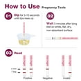 thumbnail image 4 of Easy@Home Pregnancy Test Strips Kit: 40-Pack HCG Test Strips, Early Detection Home Pregnancy Test, EZW1-S:40 (Pink), 4 of 6