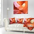 thumbnail image 3 of Designart Antelope Canyon Inside - Landscape Photo Throw Pillow - 18x18, 3 of 5