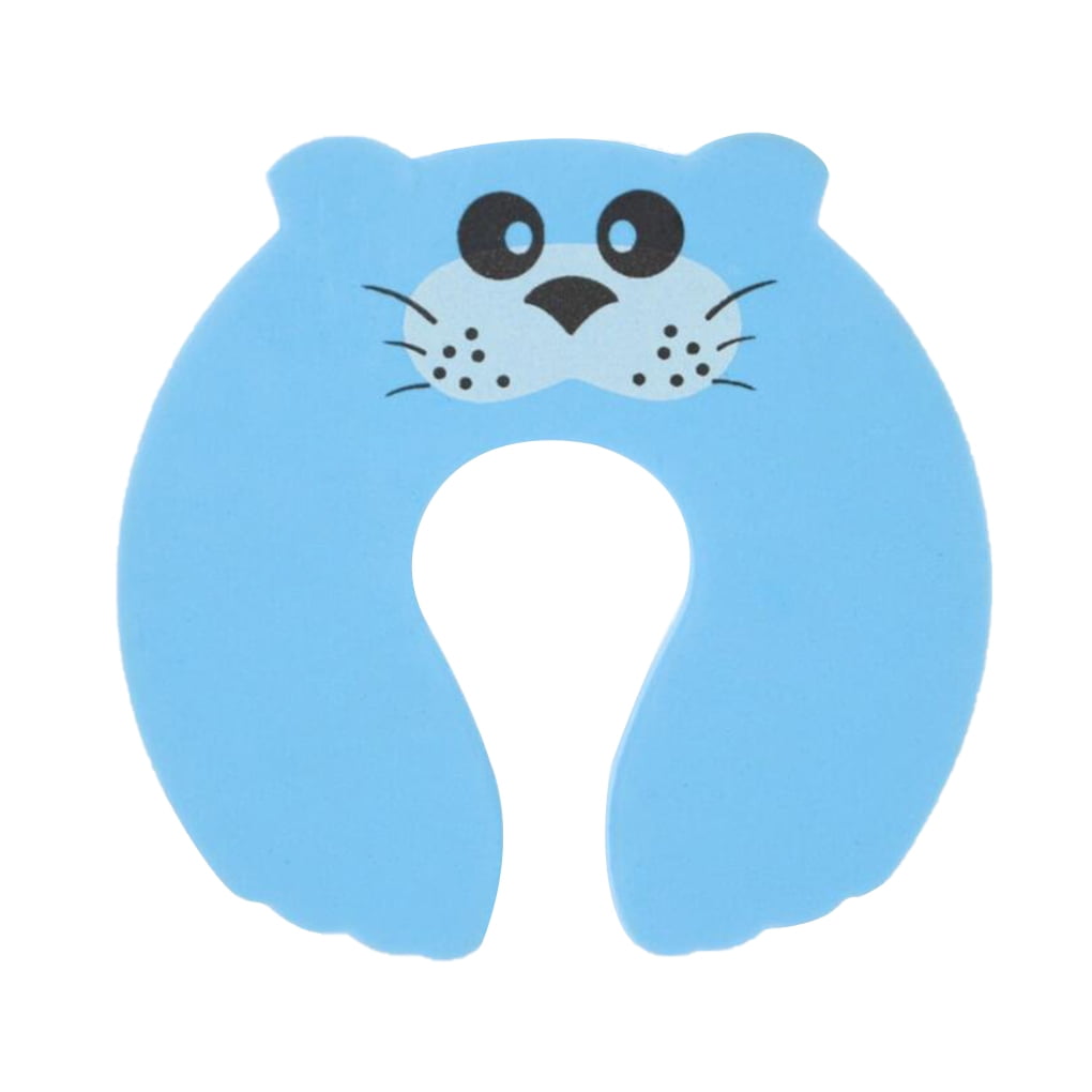 Door Stopper Cartoon EVA Door Safety Clip Gate Security Card Protector Baby Room Guard, Animal 3