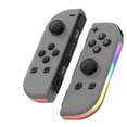 thumbnail image 1 of Manettes pour Nintendo Switch, Remplacement pour Manette Switch avec Led Rgb, Turbo Réglable & Vibration, Gris, 1 of 5