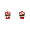 thumbnail image 1 of Colgante de Navidad Wosthever Estrella Campana Rojo 2Conjunto, 1 of 6