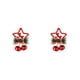 thumbnail image 4 of Cateissary Colgante de Navidad Estrella Campana Chimenea Decoración colgante Elegante Escaparate reutilizable Decorativo Decoración de Navidad Rojo 2Conjunto, 4 of 6