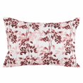 thumbnail image 2 of Red Botanical Throw Pillow Cover, Pillowcase Protectors with Zipper, Breathable Decorative Lumbar Pillow Case Cover, Vintage Nature Flower Floral Pillow Shams for Couch Sofa 12x20Inch, 2 of 8