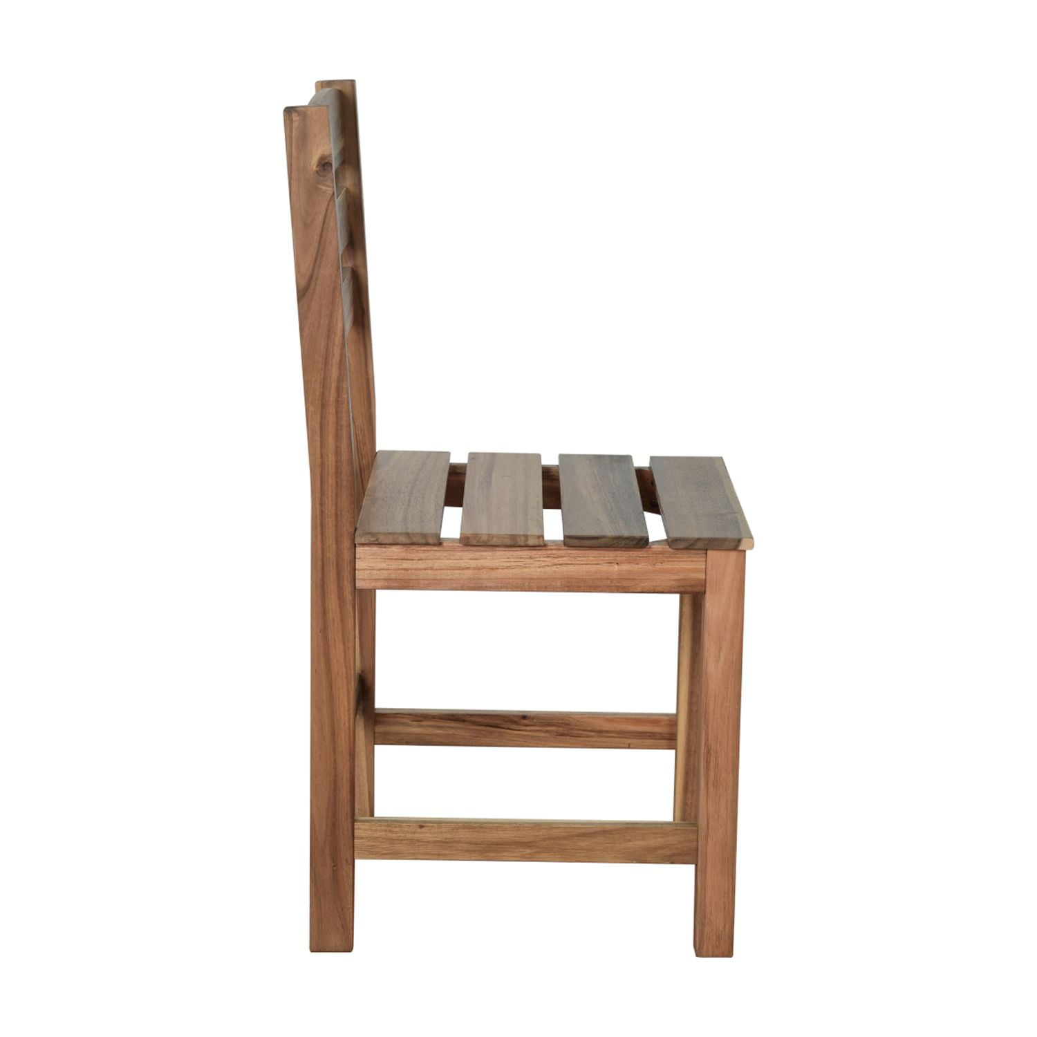 Harper & Bright Designs 6 Piece Acacia Wood Outdoor Patio Dining Set, Natural Wood