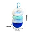 thumbnail image 4 of AYktou Lovely Plush Keychain-Cute Stuff Pendant Caterpillars Keyring Keychain Gift for Handbag,Purse,Backpack,Car Keys, 4 of 8