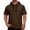 #161Brown, variant on Mens Short Sleeve Hoodies T-Shirts Fashion Sweatshirts Athletic Solid Lightweight Pullover