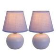 thumbnail image 1 of Simple Conceptions Mini globe en céramique Lampe de table 2 paquets, 1 of 3