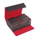 thumbnail image 5 of Estuche organizador de cartas de juego multifunción con capacidad para 400 cartas coleccionables Interior rojo y gris., 5 of 9