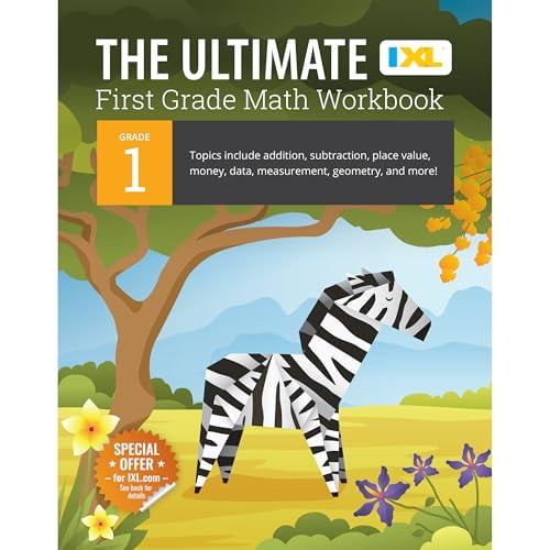 Pre-Owned The Ultimate Grade 1 Math Workbook: Addition, Subtraction, Place Value, Money, Data, Measurement, Geometry, Bar Graphs, Comparing Lengths, and Telling (Paperback) 1947569481 9781947569485